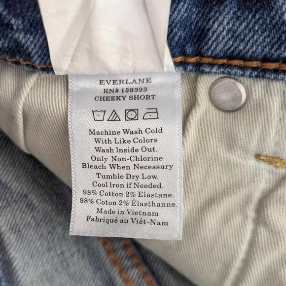 100% Cotton Denim Shorts - Picture 6 of 6